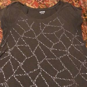 Apt 9 tee top. Dark green. Size OX. EUC